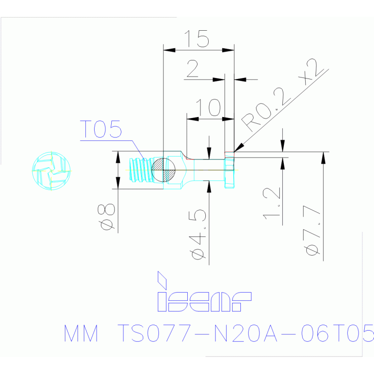 MM TS077-N20A-4T05 IC908