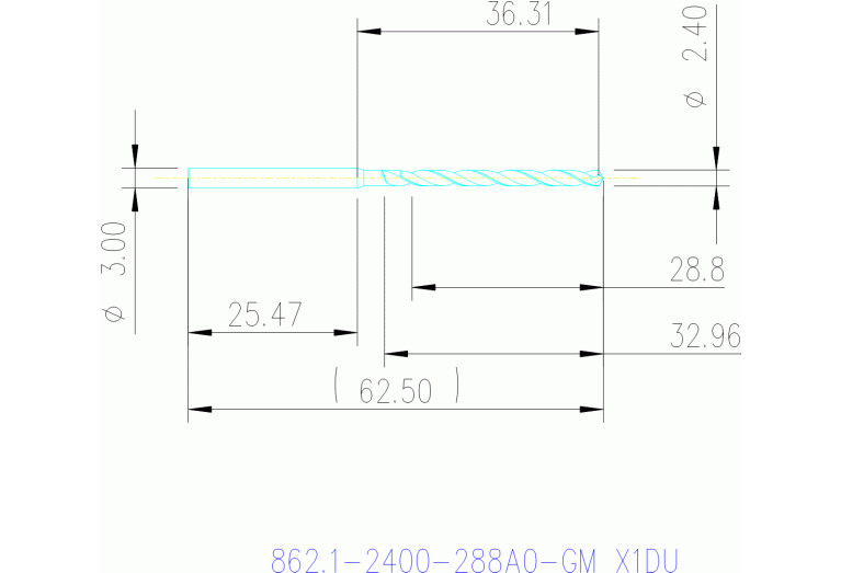 862.1-2400-288A0-GM X1DU