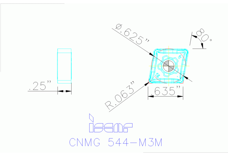 CNMG 160616-M3M IC806