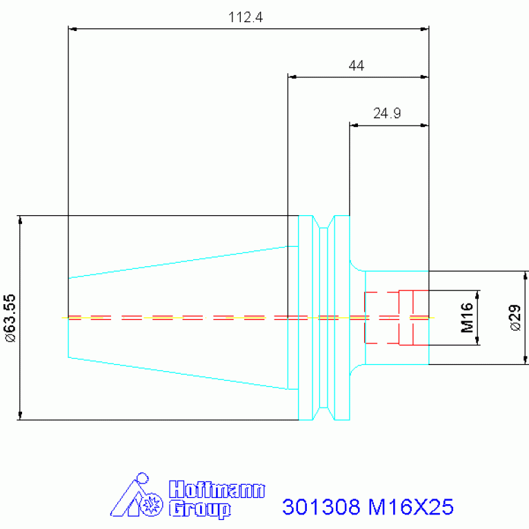 301308 M16X25