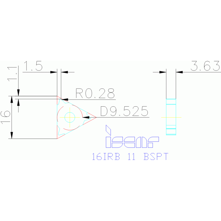 16IRB 11 BSPT IC908