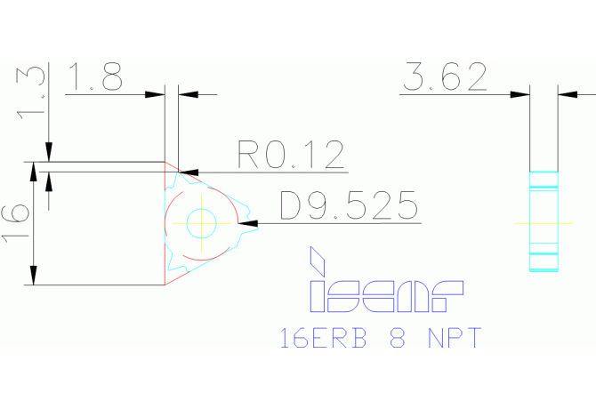 16ERB 8 NPT IC908