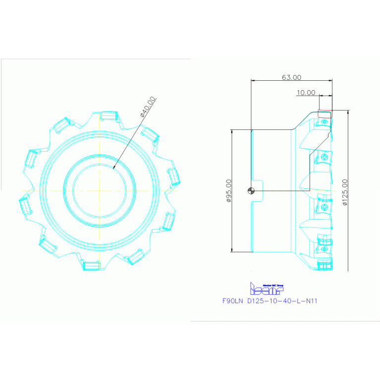 F90LN D125-10-40-L-N11