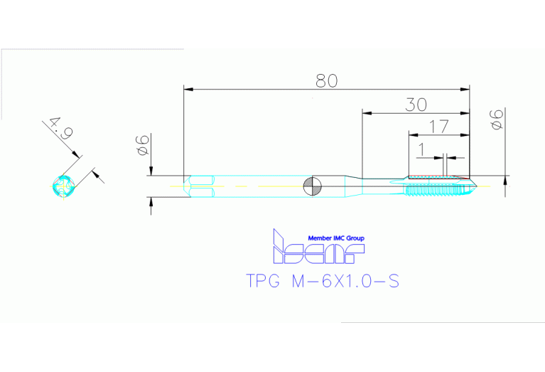 TPG M-6X1.0-S HEST