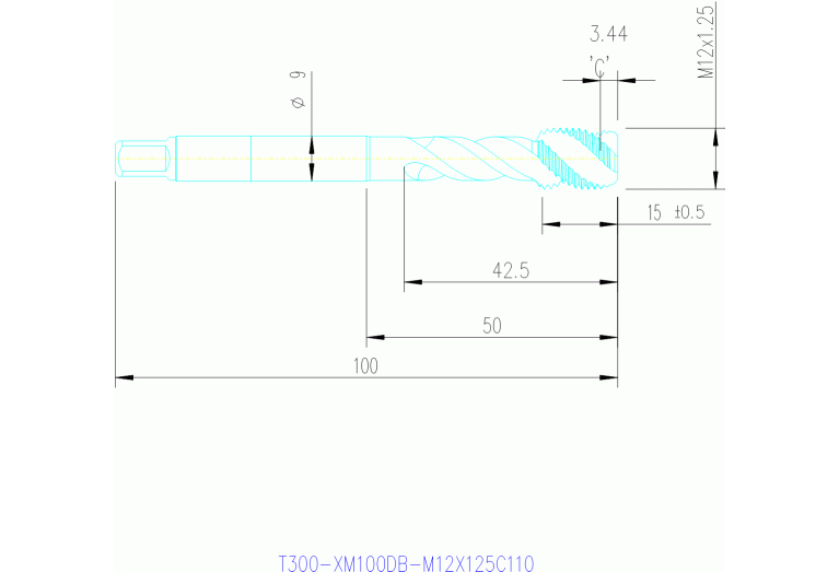 T300-XM100DB-M12X125C145