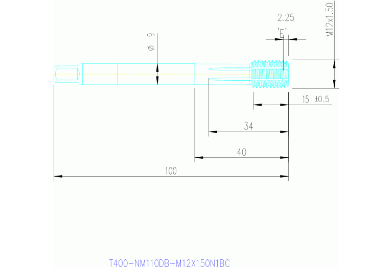 T400-NM110DB-M12X150N1BC