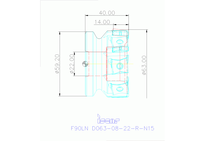 F90LN D063-08-22-R-N15