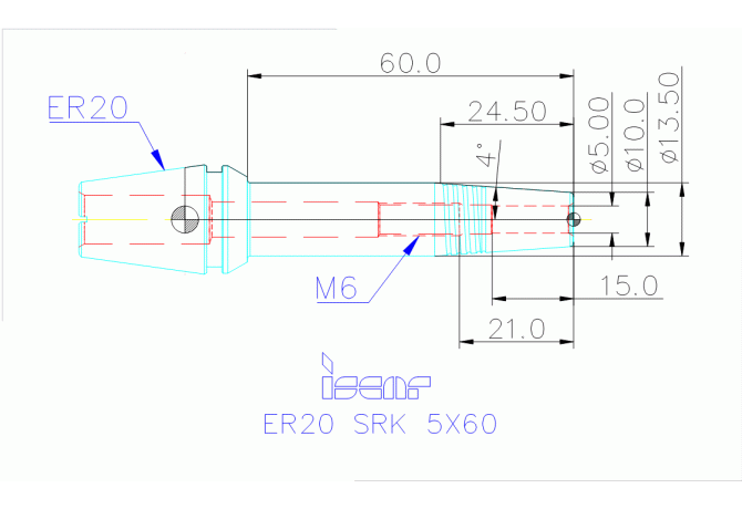 ER20 SRK 5X60