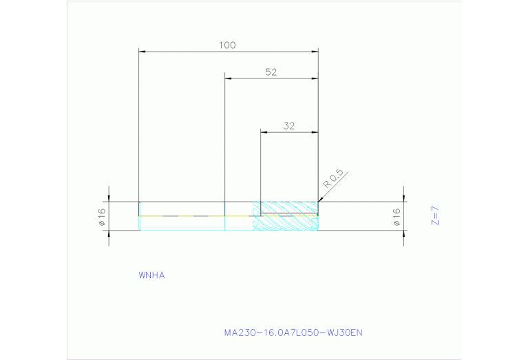 MA230-16.0A7L050-WJ30TF
