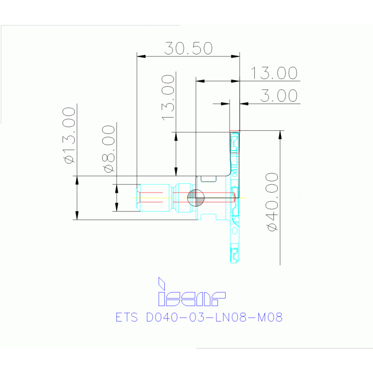 ETS D040-03-LN08-M08