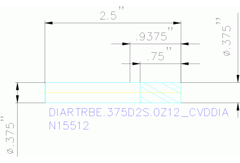 DIARTRBE.375D2S.0Z12 CVDDIA