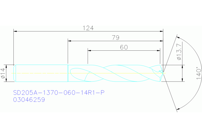 SD205A-1370-060-14R1-P