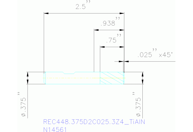 REC448.375D2C025.3Z4 TIALN
