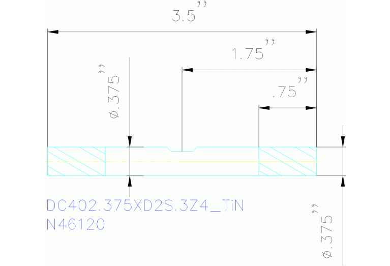 DC402.375XD2S.3Z4 TIN
