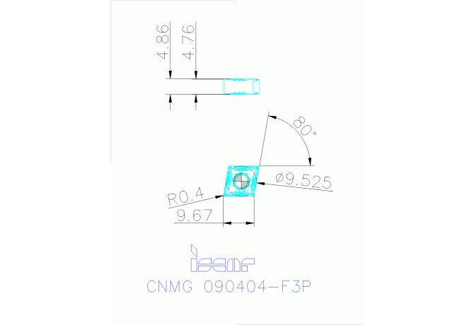 CNMG 090404-F3P IC8250