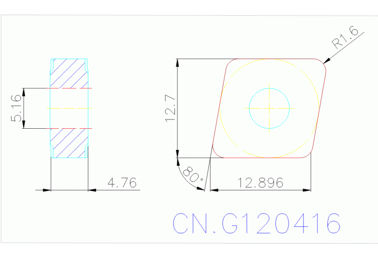 CNMG120416-RP5 WPP05G