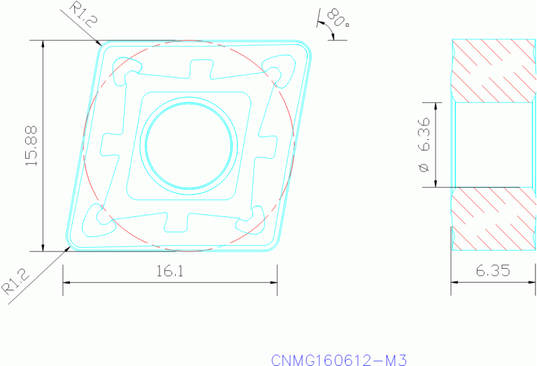 CNMG160612-M3 TP1500