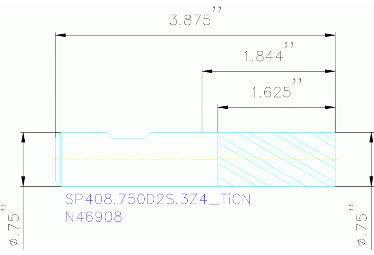 SP408.750D2S.3Z4 TICN