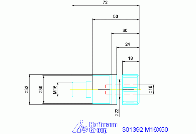301392 M16X50