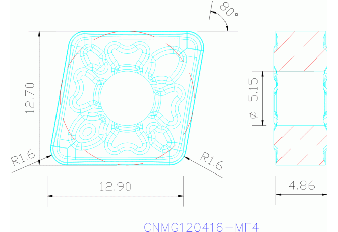 CNMG120416-MF4 TM4000