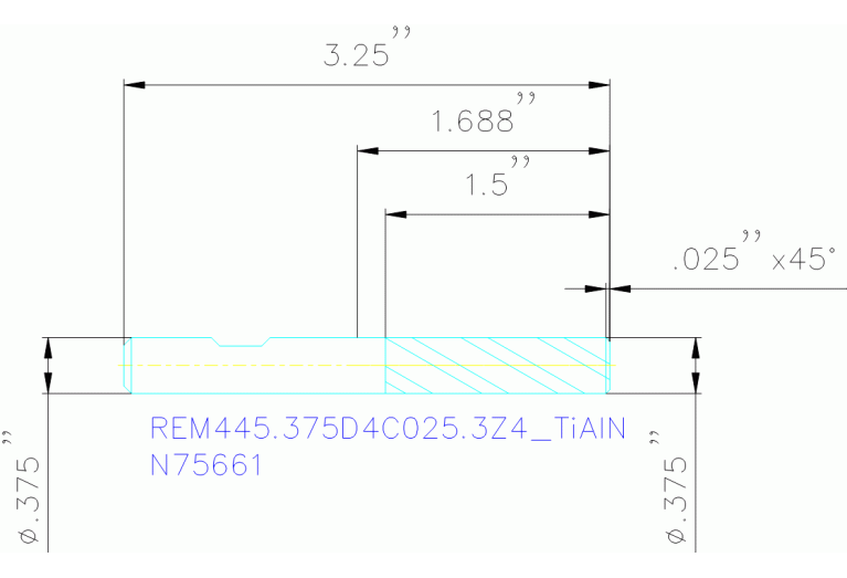 REM445.375D4C025.3Z4 TIALN