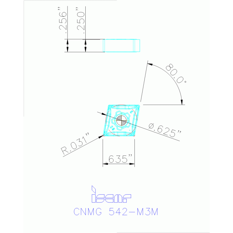 CNMG 160608-M3M IC6015