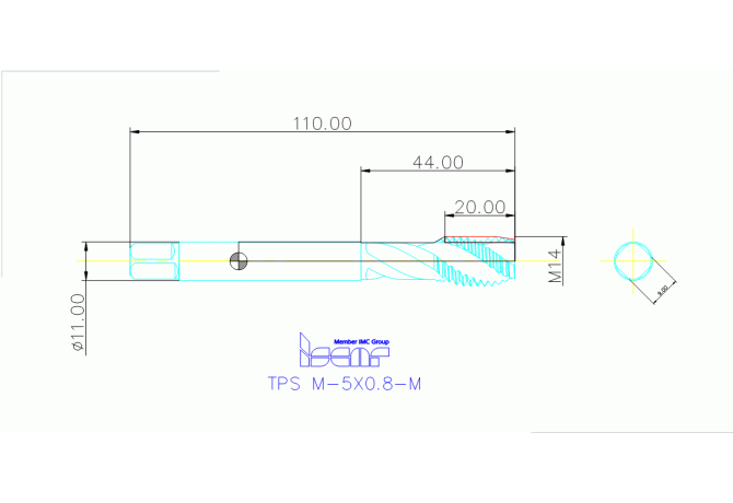 TPS M-14X2.0-M HE