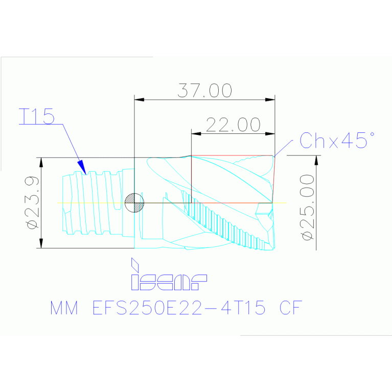 MM EFS250E22-4T15 CF IC908