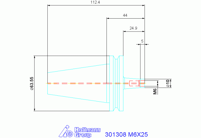 301308 M6X25