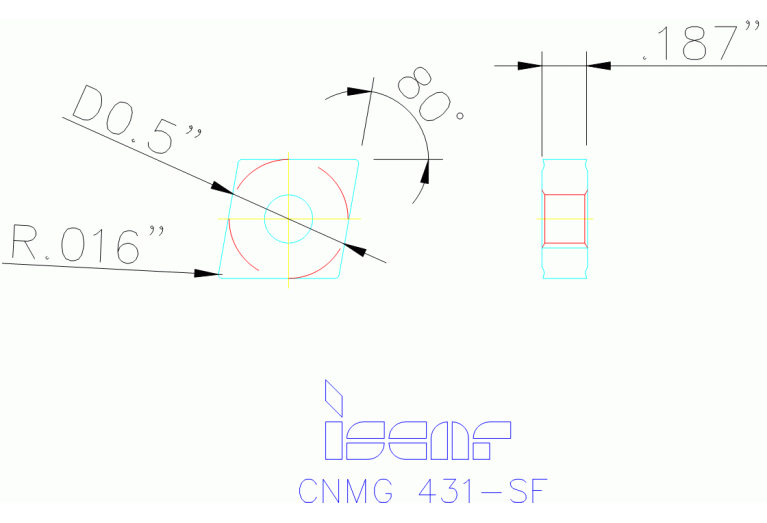 CNMG 120404-SF IC6015