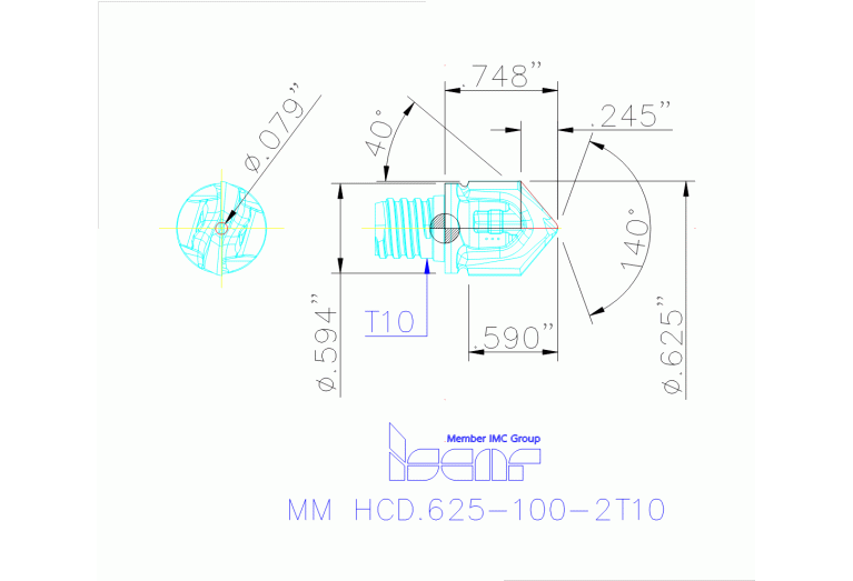 MM HCD.625-100-2T10 IC908