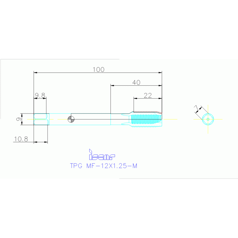 TPG MF-12X1.25-M HEST