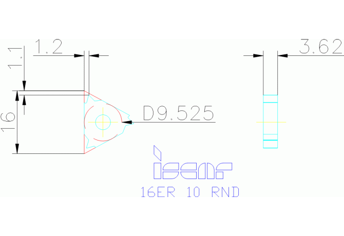 16ER 10 RND IC908