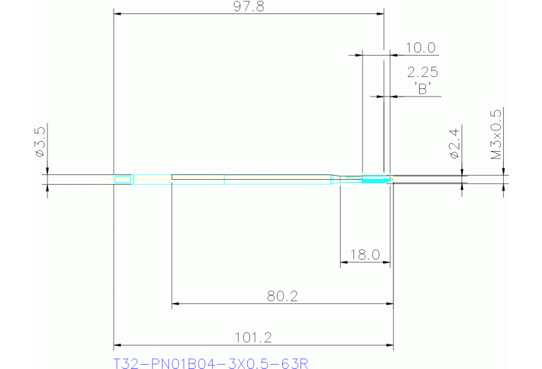 T32-PN01B04-3X0.5-63R