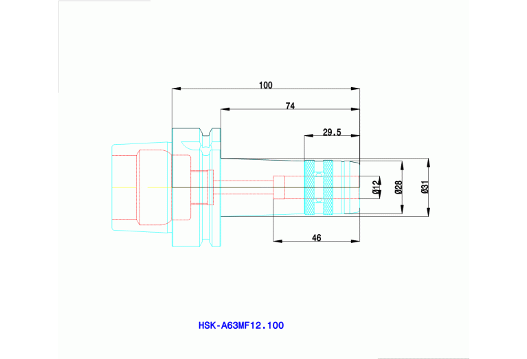HSK-A63 MF12.100
