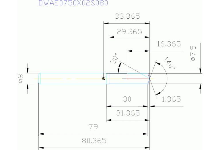 DWAE0750X02S080 DP102A