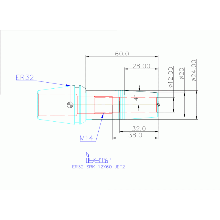 ER32 SRK 12X60 JET2
