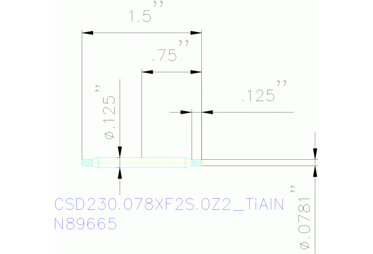 CSD230.078XF2S.0Z2 TIALN