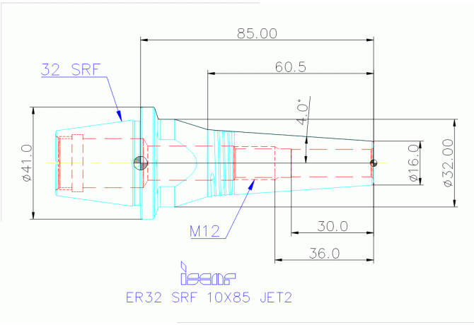 ER32 SRF 10X85 JET2