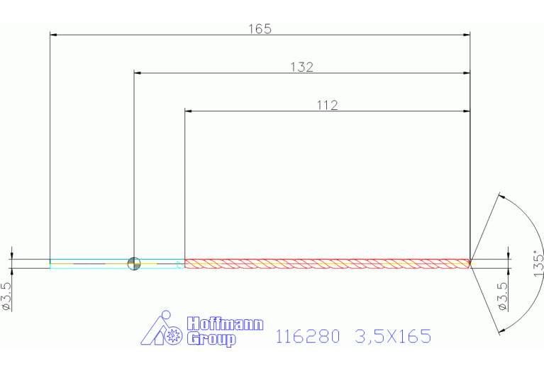 116280 3,5X165