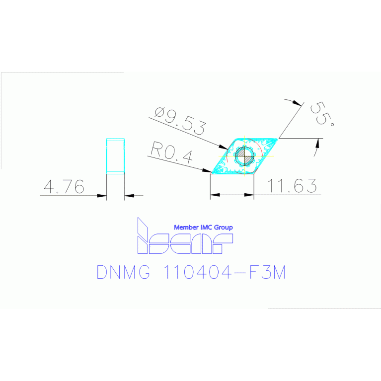 DNMG 110404-F3M IC806