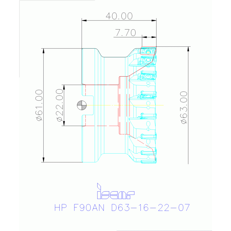 HP F90AN D63-16-22-07