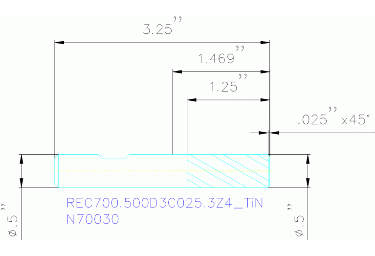 REC700.500D3C025.3Z4 TIN