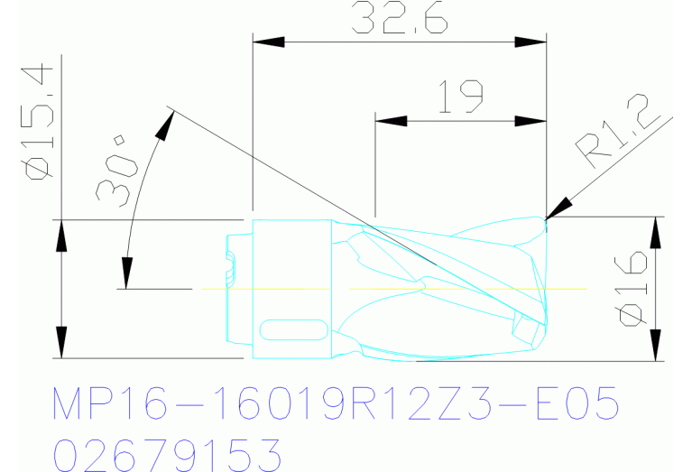 MP16-16019R12Z3-E05 F40M