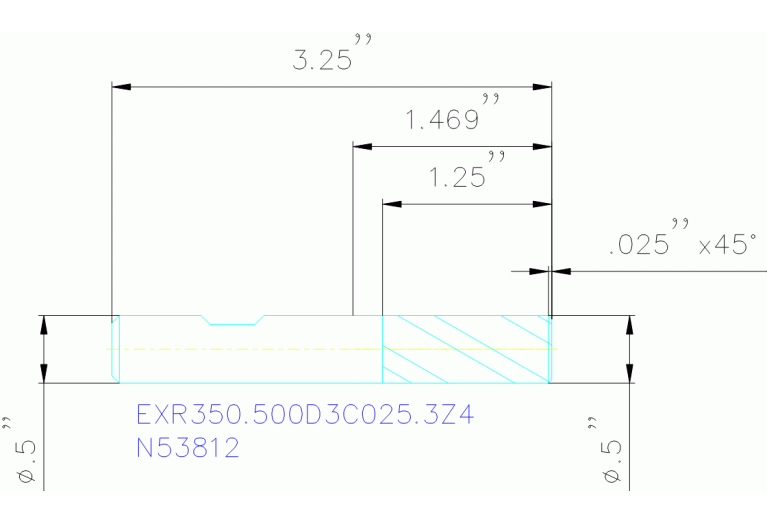 EXR350.500D3C025.3Z4