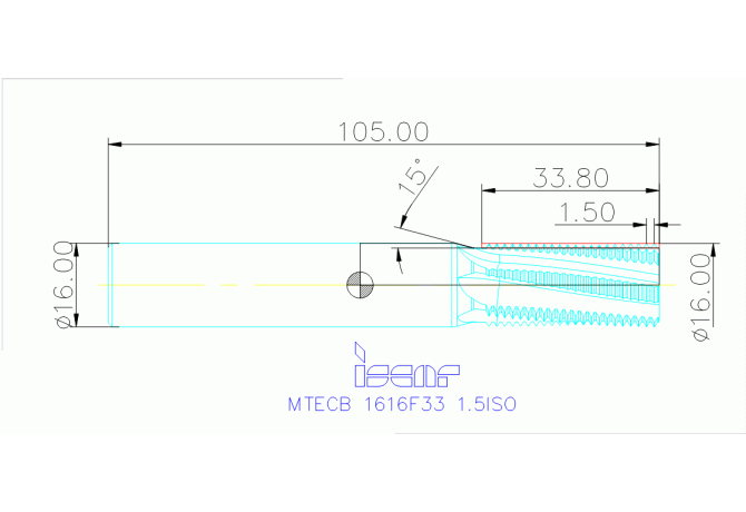MTECB 1616F33 1.5ISO IC908