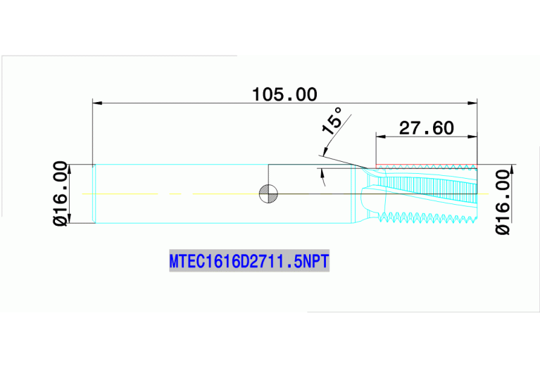MTEC 1616D27 11.5NPT IN2005