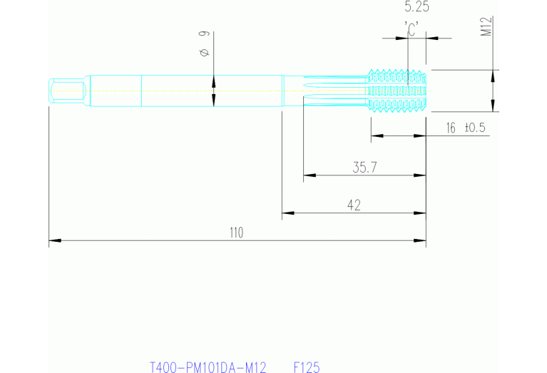 T400-PM101DA-M12 F125