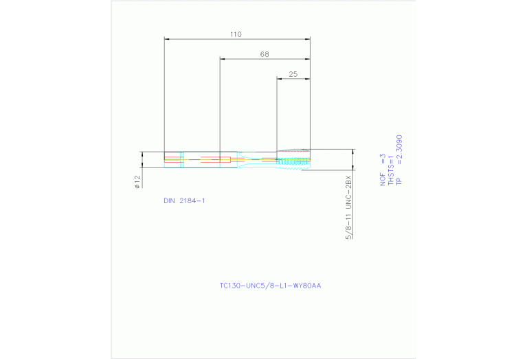 TC130-UNC5/8-L1-WY80AA