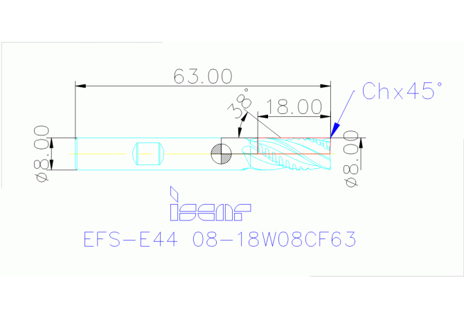 EFS-E44 08-18W08CF63 IC900